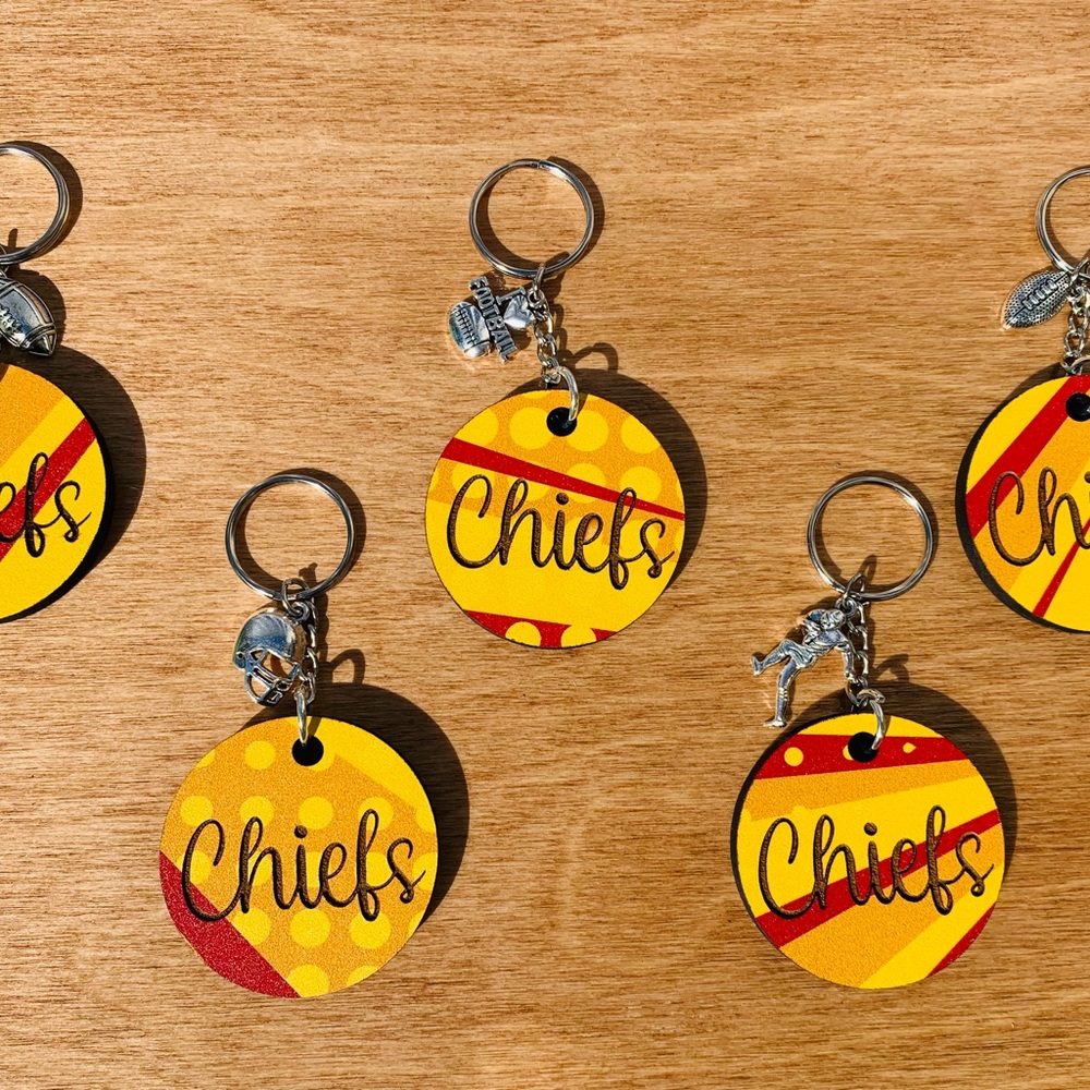 Kansas City Chiefs Keychains! - Picture 3 of 3